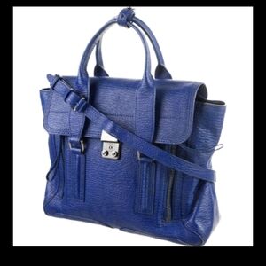 PHILIP LIM 3.1 authentic Pashli blue leather satchel Listing For Tonya